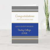 印象的なカスタム・アソシエイトの学位カード カード (正面)