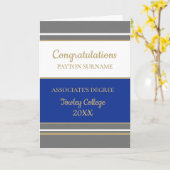 印象的なカスタム・アソシエイトの学位カード カード (黄色い花)