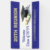 印象的なクラス懇親会 横断幕 (縦)