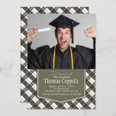 印象的なグラッドフォト招待状 招待状 (正面/裏面)