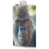 印象的なシルバーバックコーヒー フラスク (左)