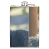 印象的なシルバーバックコーヒー フラスク (裏面)