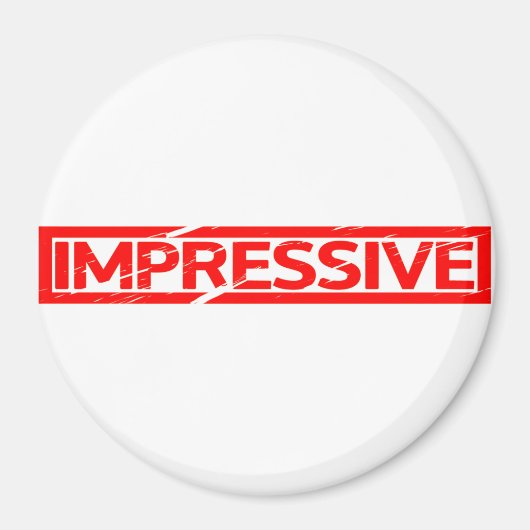 印象的なスタンプ マグネット (正面)