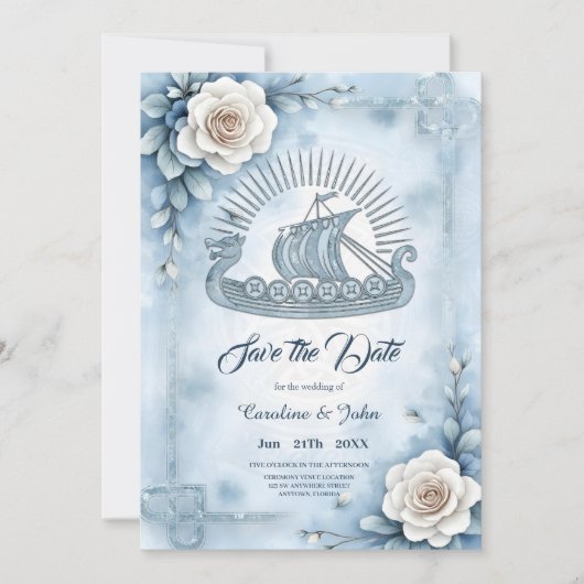 印象的なスチームパンクハート セーブザデート (正面)