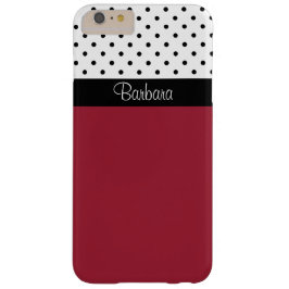 印象的なスパイシーレッド、白黒ドット、シックなパターン Case-Mate iPhone 14ケース