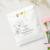 印象的なティール（緑がかった色）パープル抽象芸術花好きバッグ フェイバーバッグ