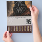 印象的なドイツの羊飼い チラシ (手)