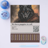 印象的なドイツの羊飼い チラシ (シングル)