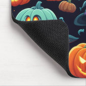印象的なハロウィーンアイコンマウスパッド マウスパッド (コーナー)