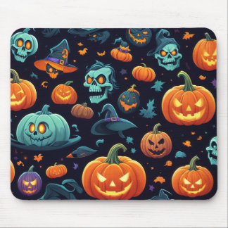印象的なハロウィーンアイコンマウスパッド マウスパッド