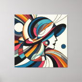印象的なビジュアルアートワーク#10 キャンバスプリント (正面)
