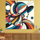 印象的なビジュアルアートワーク#10 キャンバスプリント (インサイチュ (リビング))