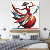 印象的なビジュアルアートワーク#12 キャンバスプリント (インサイチュ (寝室))