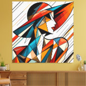 印象的なビジュアルアートワーク#13 キャンバスプリント (インサイチュ (リビング))