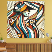 印象的なビジュアルアートワーク#14 キャンバスプリント (インサイチュ (リビング))