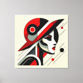 印象的なビジュアルアートワーク#1 キャンバスプリント (正面)