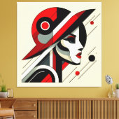 印象的なビジュアルアートワーク#1 キャンバスプリント (インサイチュ (リビング))