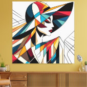 印象的なビジュアルアートワーク#2 キャンバスプリント (インサイチュ (リビング))