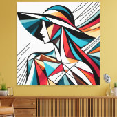 印象的なビジュアルアートワーク#3 キャンバスプリント (インサイチュ (リビング))