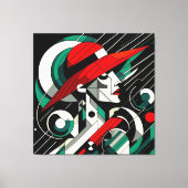 印象的なビジュアルアートワーク#4 キャンバスプリント (正面)