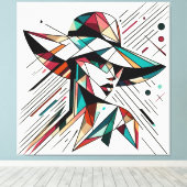 印象的なビジュアルアートワーク#5 キャンバスプリント (インサイチュ (ウッドフロア))