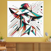 印象的なビジュアルアートワーク#5 キャンバスプリント (インサイチュ (リビング))