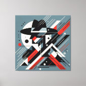 印象的なビジュアルアートワーク#6 キャンバスプリント (正面)