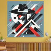 印象的なビジュアルアートワーク#6 キャンバスプリント (インサイチュ (リビング))