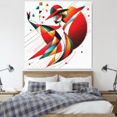 印象的なビジュアルアートワーク#7 キャンバスプリント (インサイチュ (寝室))