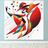 印象的なビジュアルアートワーク#7 キャンバスプリント (インサイチュ (ウッドフロア))