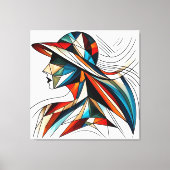 印象的なビジュアルアートワーク#8 キャンバスプリント (正面)