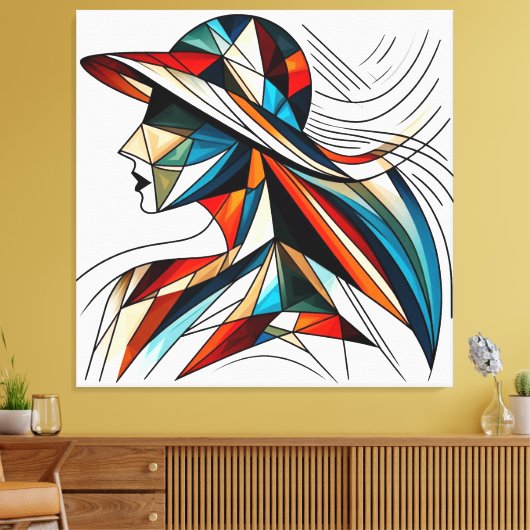 印象的なビジュアルアートワーク#8 キャンバスプリント (インサイチュ (リビング))