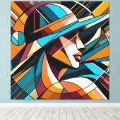 印象的なビジュアルアートワーク#9 キャンバスプリント (インサイチュ (ウッドフロア))