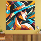 印象的なビジュアルアートワーク#9 キャンバスプリント (インサイチュ (リビング))