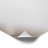 印象的なピンクのマダガスカルペリウィンクル花プリント ポスター (コーナー)