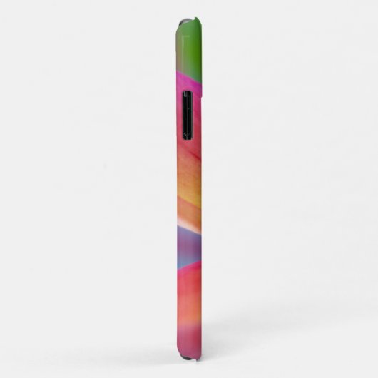 印象的なピンクの熱帯プルメリアの花 Case-Mate iPhoneケース (裏面/右)