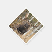 印象的なブルムース スタンダードカクテルナプキン (角)