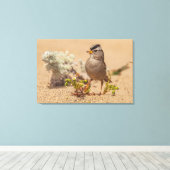 印象的なポーズ キャンバスプリント (インサイチュ (ウッドフロア))