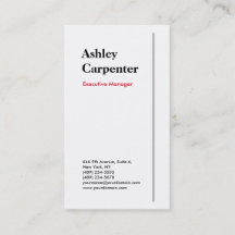 印象的なモダンエレガント赤い白のプロフェッショナル