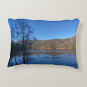 印象的なレイクビューアクセント枕 アクセントクッション (裏面)