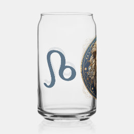 印象的なレオのシンボルアートワーク ガラス缶