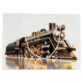 印象的な列車の抱き枕 ラージペーパーバッグ (裏面)