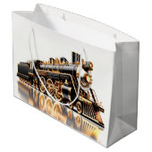 印象的な列車の抱き枕 ラージペーパーバッグ (裏面アングル)