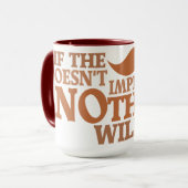 印象的な口ひげマグカップ – スタイル、色を選択 マグカップ (正面左)