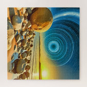 印象的な大きい石 ジグソーパズル (横)