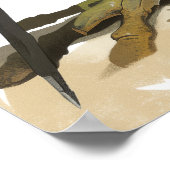 印象的な強いワイドなカエルGauchoポスター ポスター (角)