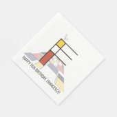 印象的な新可塑性スタイルモノグラム。文字F スタンダードランチョンナプキン (角)