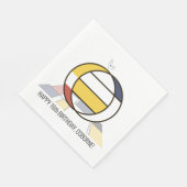 印象的な新可塑性スタイルモノグラム。文字O スタンダードランチョンナプキン (角)