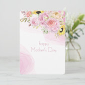 印象的な水彩花の母の日カード シーズンカード (スタンド正面)