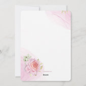 印象的な水彩花の母の日カード シーズンカード (裏面)